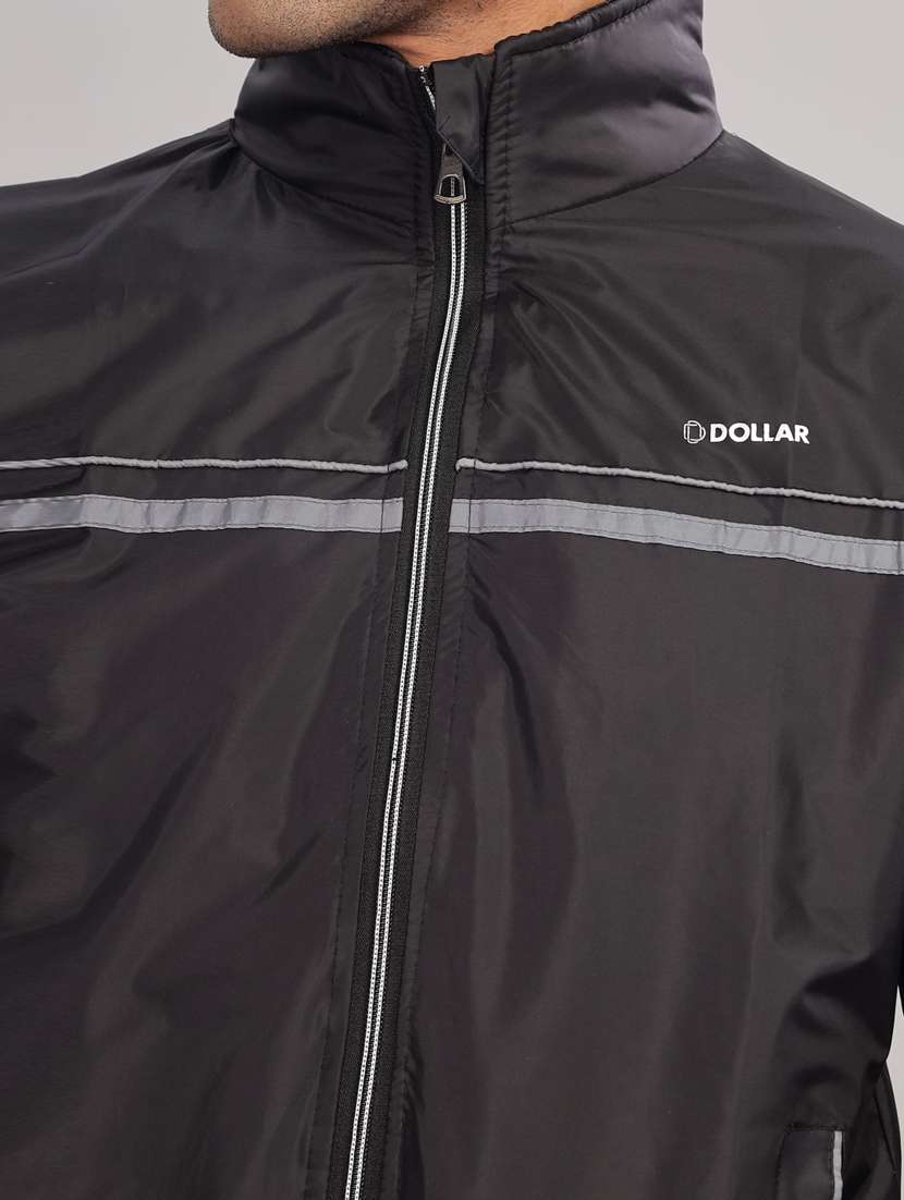 men solid long sleeve windcheater jacket - 22218493 -  Standard Image - 4