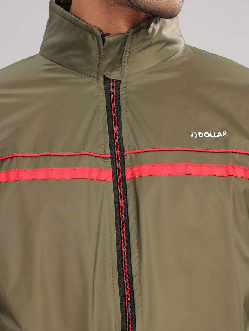 men solid long sleeve windcheater jacket - 22218495 -  Standard Image - 4