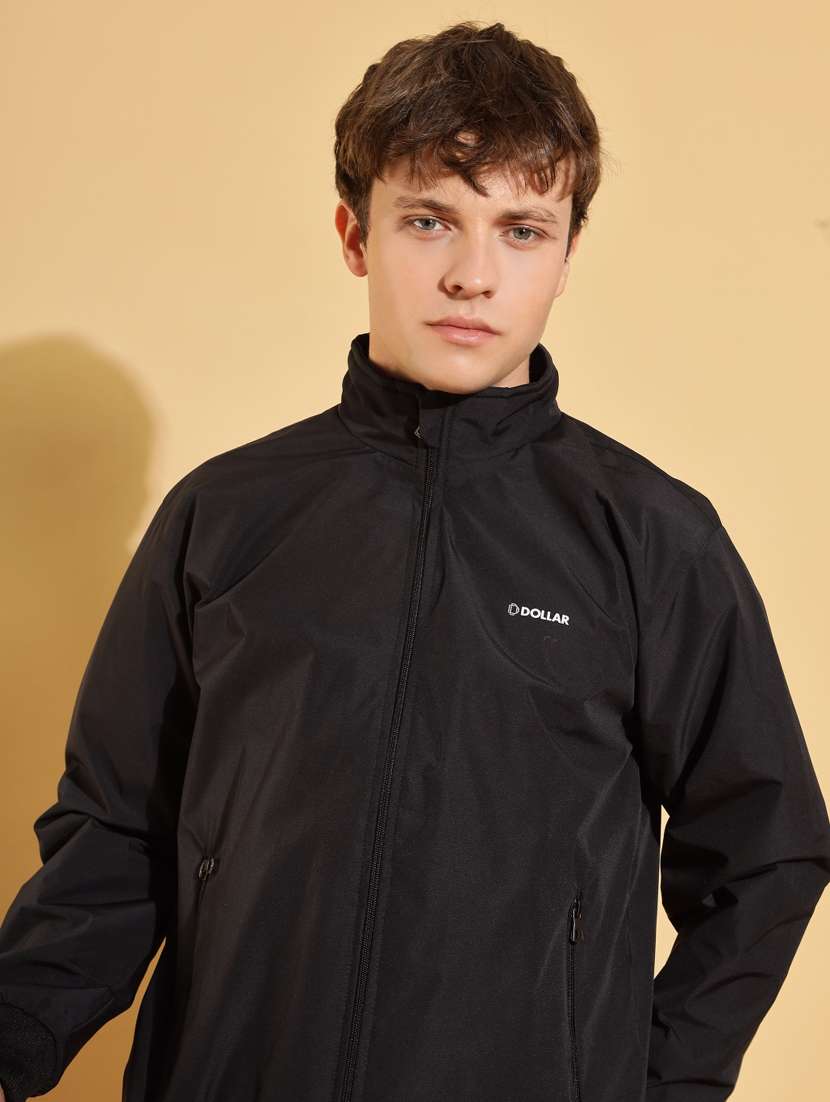 men solid long sleeve bomber jacket - 22218496 -  Standard Image - 4