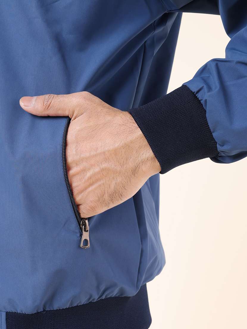 men solid long sleeve bomber jacket - 22218497 -  Standard Image - 4