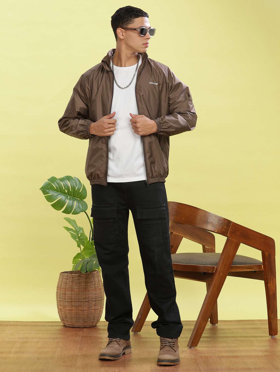 men taped long sleeve bomber jacket  - 22218518 -  Standard Image - 4