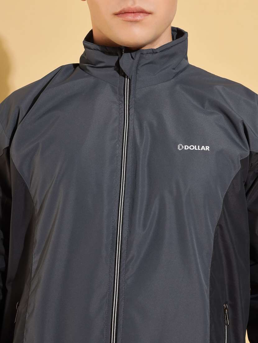 men color block long sleeve bomber jacket - 22218521 -  Standard Image - 4