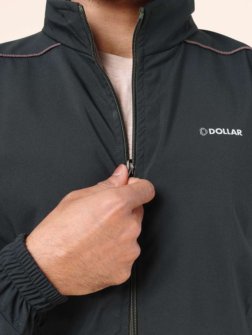 men solid long sleeve bomber jacket - 22218536 -  Standard Image - 4