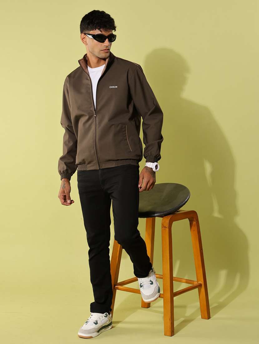 men solid long sleeve reversible bomber jacket - 22218537 -  Standard Image - 4