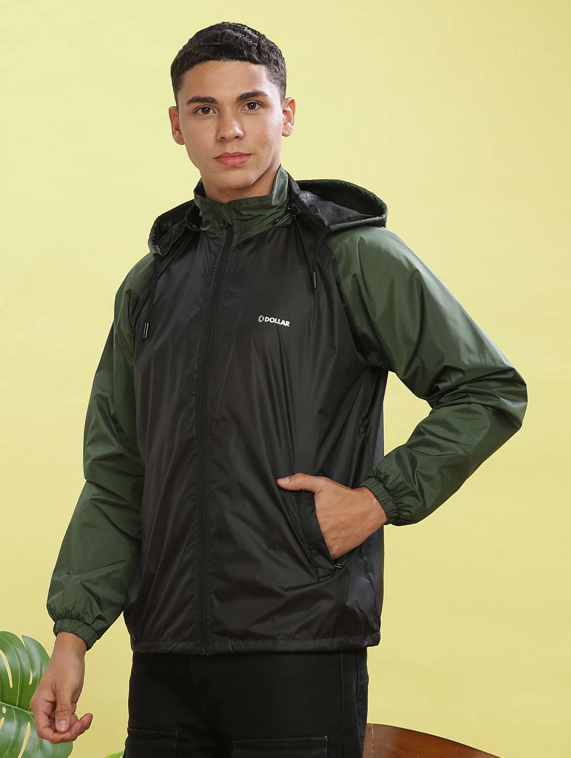 men color block long sleeve bomber jacket - 22218545 -  Standard Image - 1