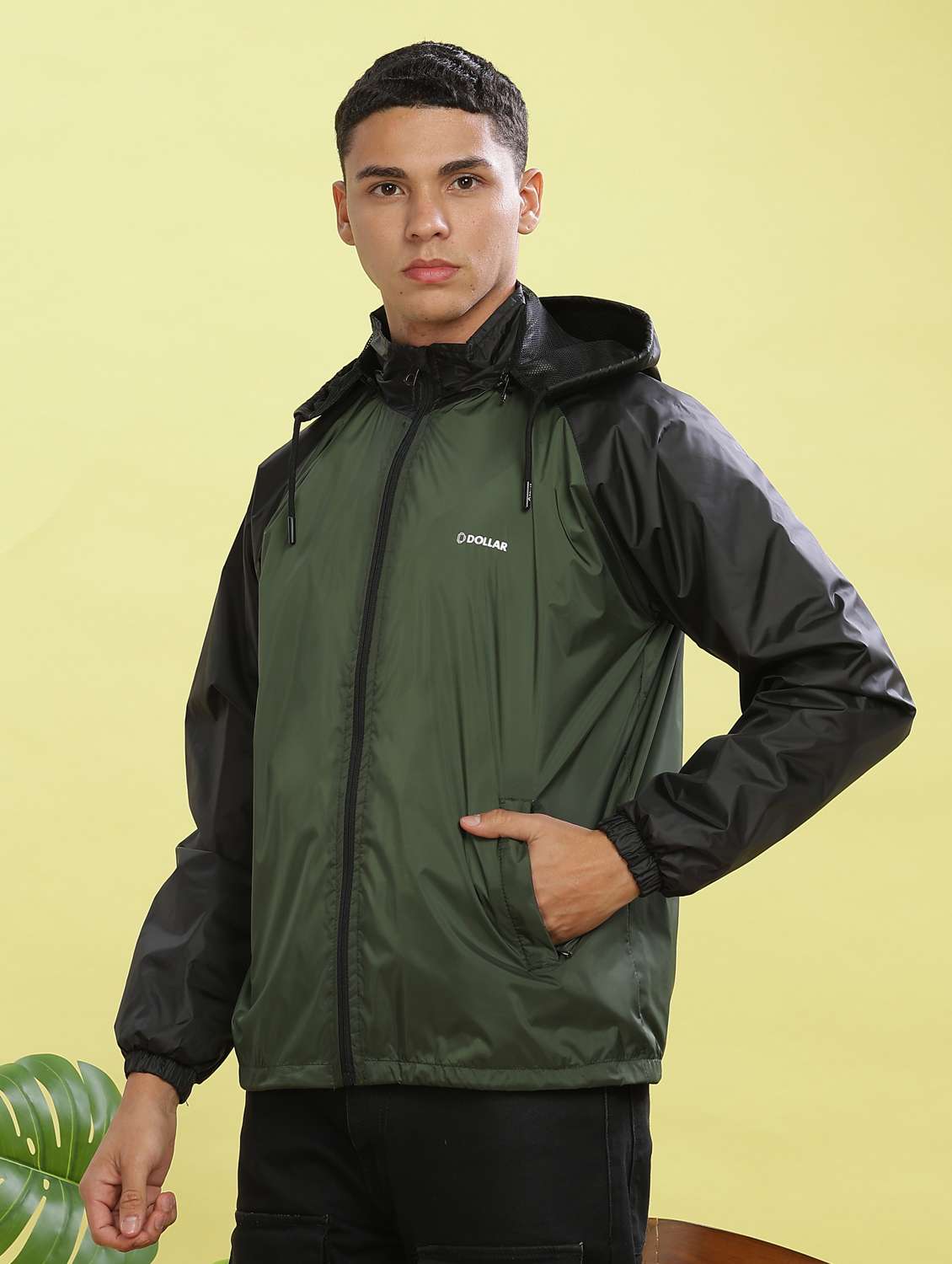 men color block long sleeve bomber jacket - 22218546 -  Standard Image - 1