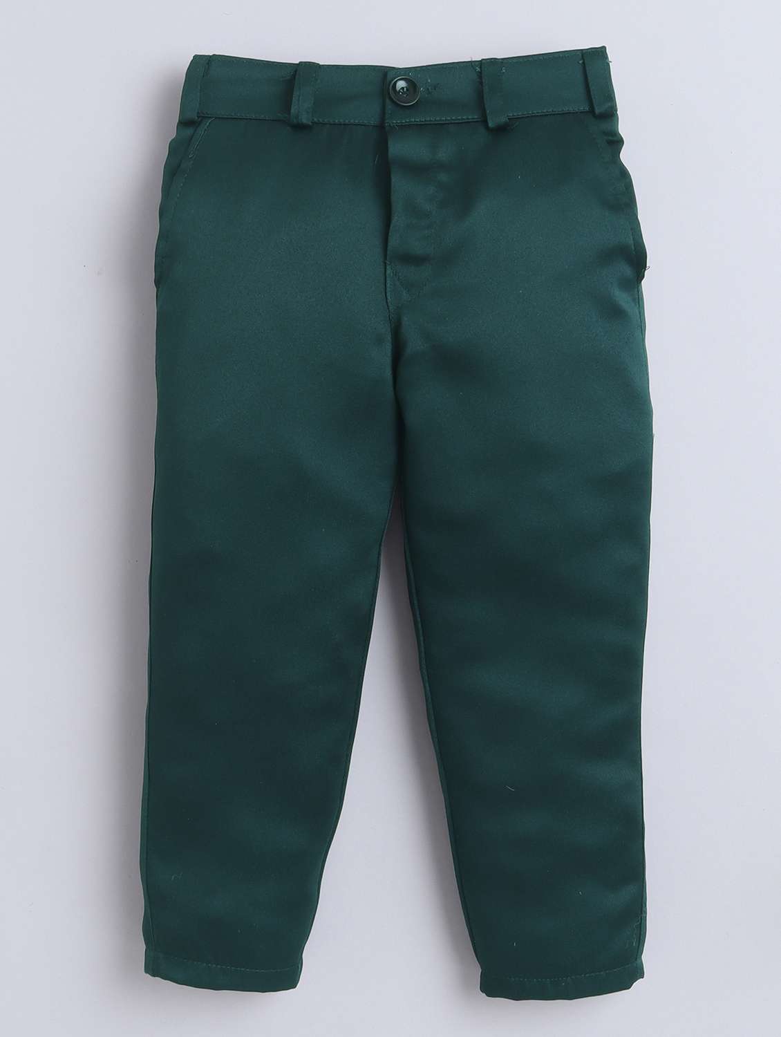 boys solid shirt and trouser with wasitcoat set - 22218575 -  Standard Image - 4