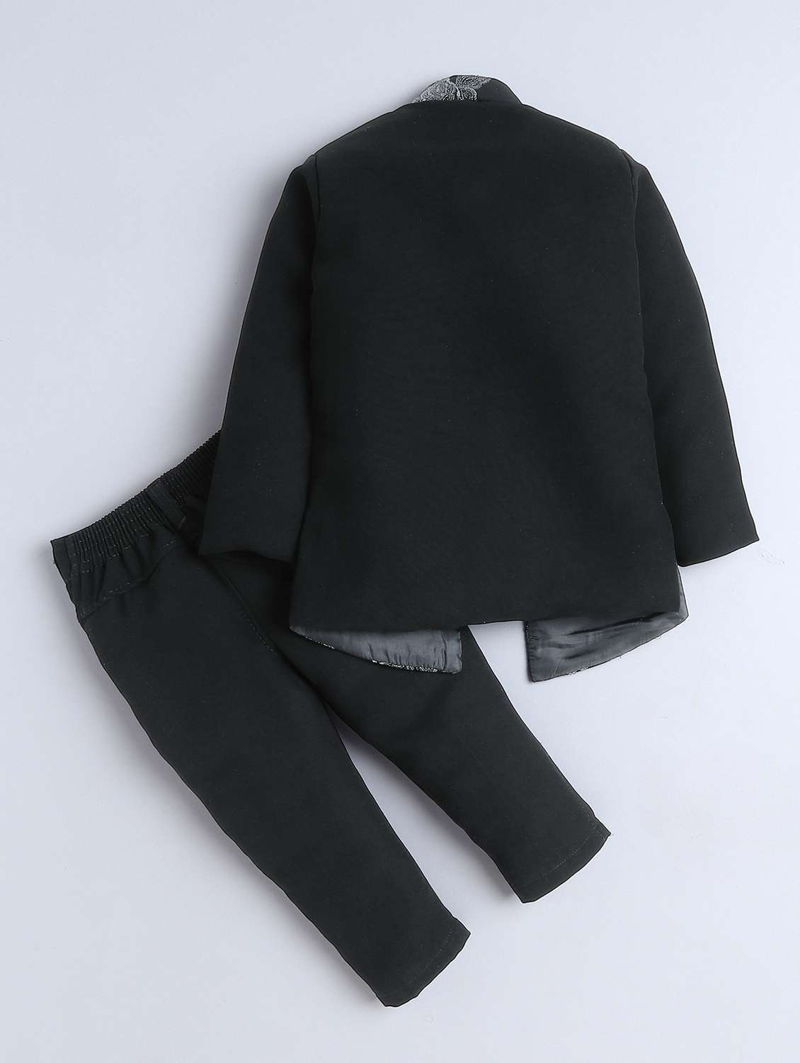 boys embroidered long sleeve sherwani set - 22218582 -  Standard Image - 1