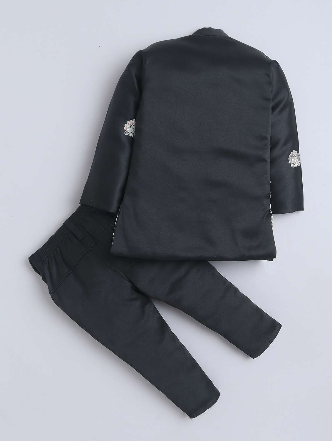 boys embroidered long sleeve sherwani set - 22218585 -  Standard Image - 1