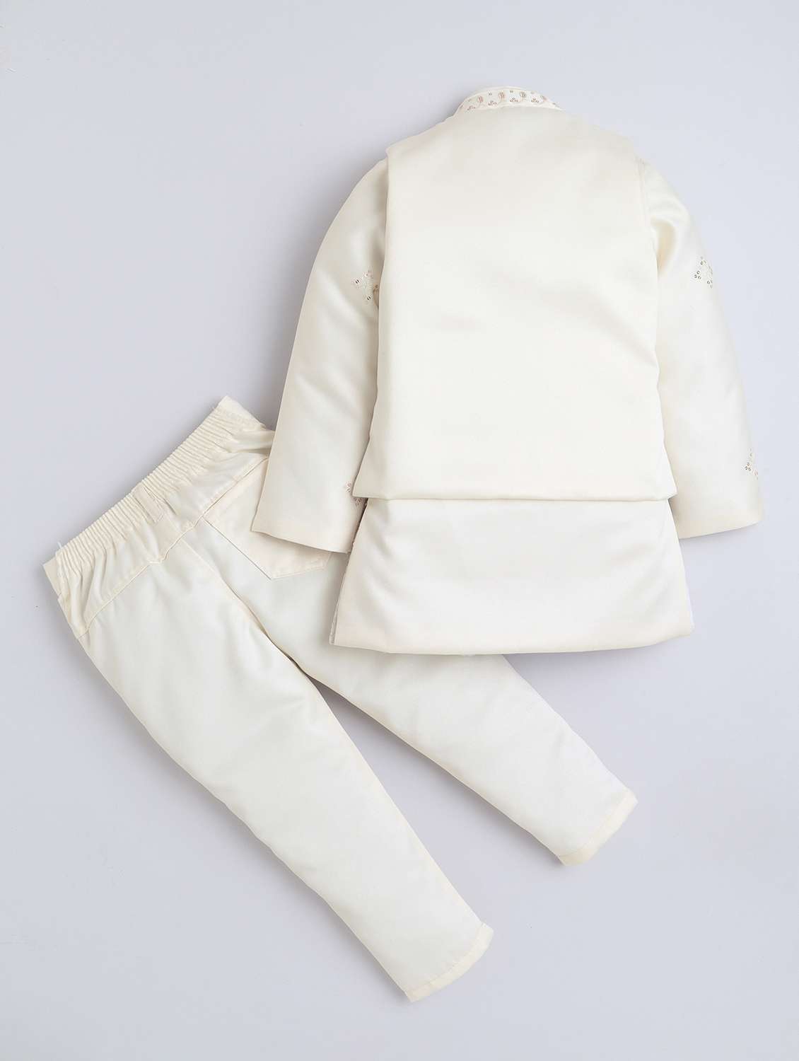 boys embroidered long sleeve sherwani set - 22218588 -  Standard Image - 1