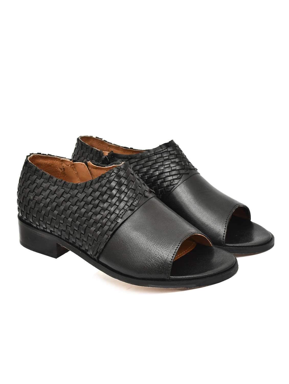 women black slip on sandal - 22218896 -  Standard Image - 1