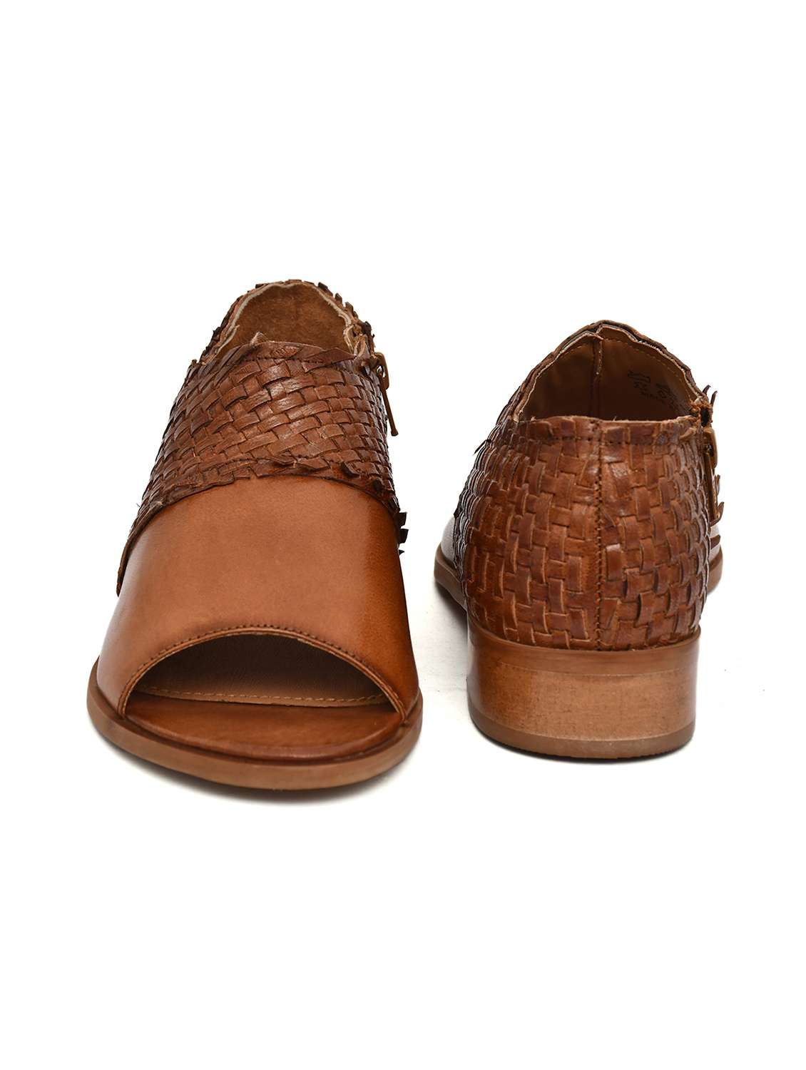 women tan slip on sandal - 22218897 -  Standard Image - 4