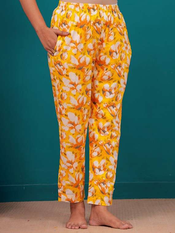 women printed nightwear pyjama set - 22219086 -  Standard Image - 4