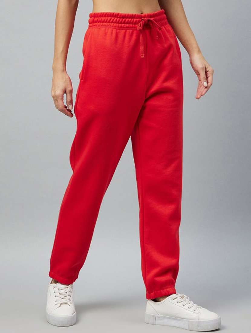 women solid mid rise relaxed fit jogger - 22219202 -  Standard Image - 1