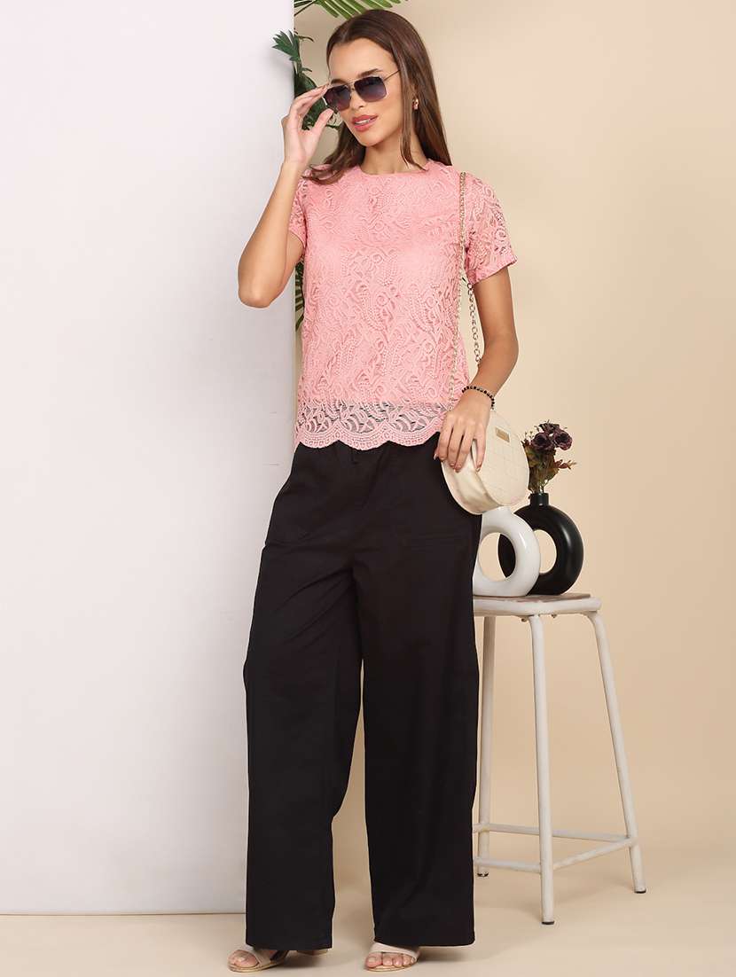 women self designed short sleeve top - 22219381 -  Standard Image - 6