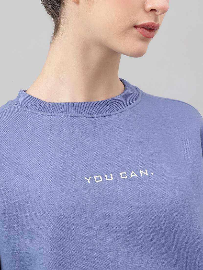 women printed long sleeve oversized sweatshirt - 22219432 -  Standard Image - 4