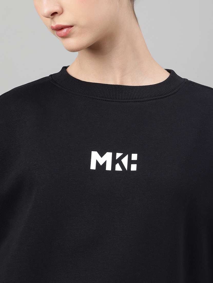 women printed long sleeve oversized sweatshirt - 22219441 -  Standard Image - 4