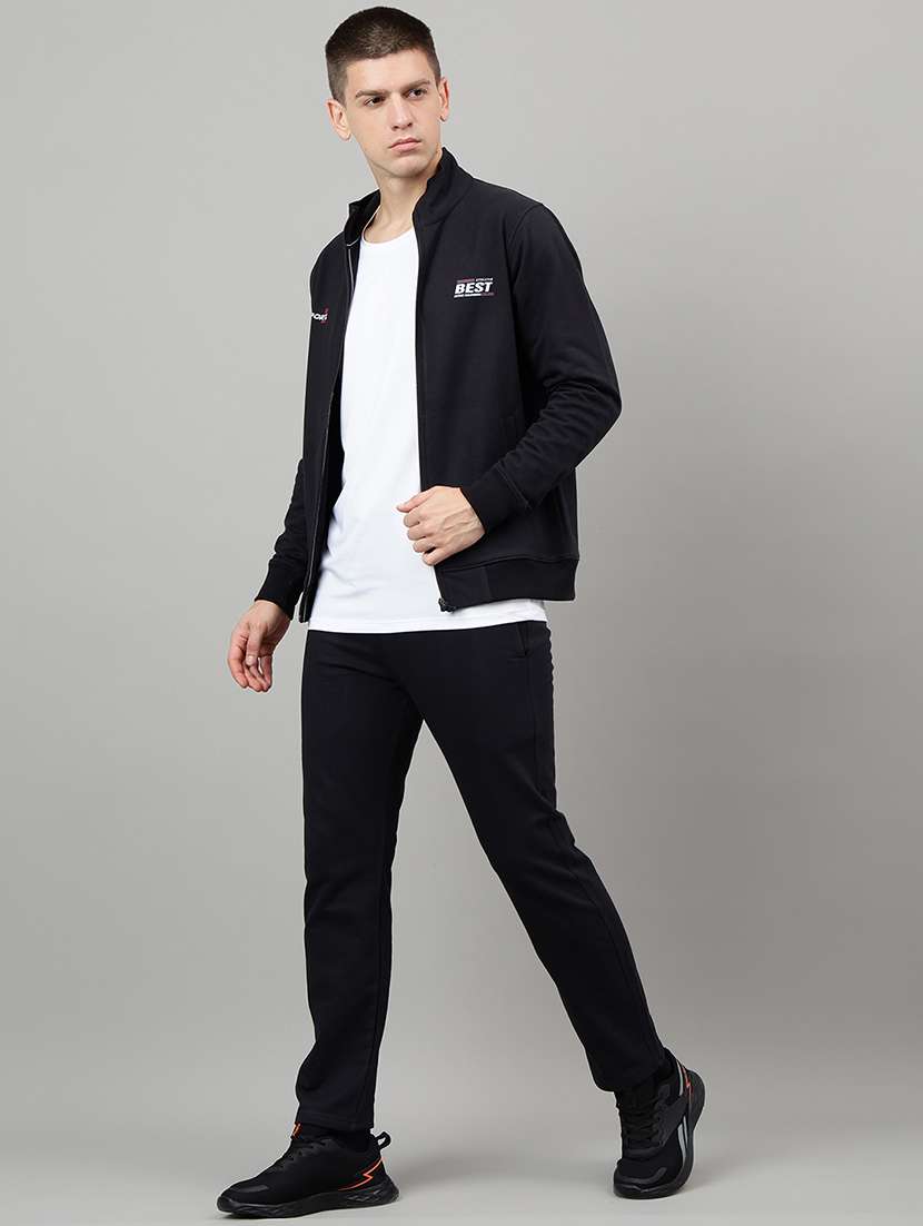 men placement print long sleeve full length track suit - 22219465 -  Standard Image - 1