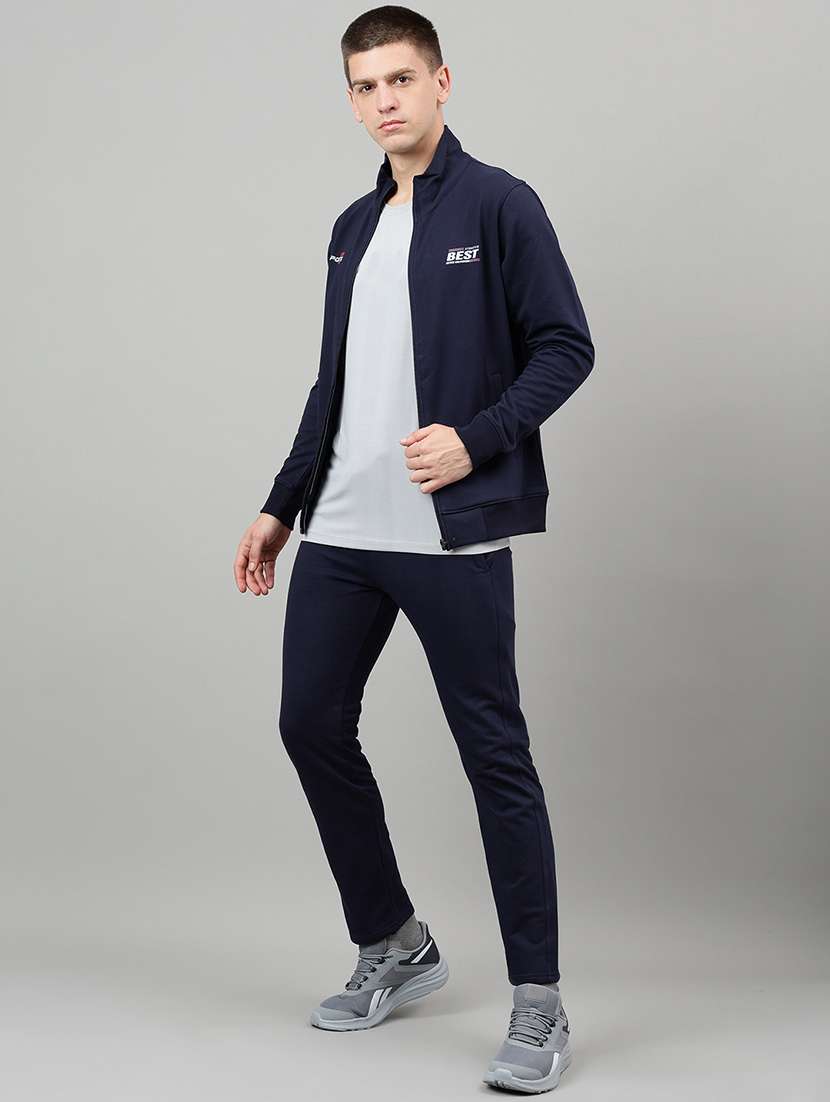 men placement print long sleeve full length track suit - 22219466 -  Standard Image - 1