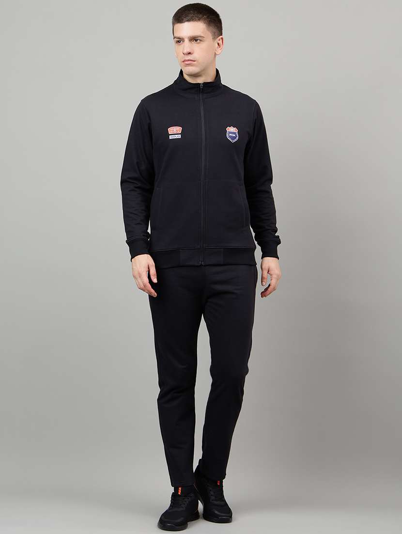 men placement print long sleeve full length track suit - 22219470 -  Standard Image - 1