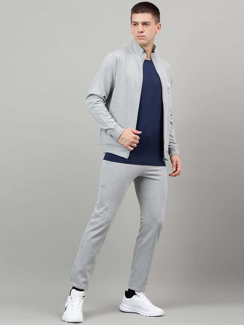 men placement print long sleeve full length track suit - 22219478 -  Standard Image - 1