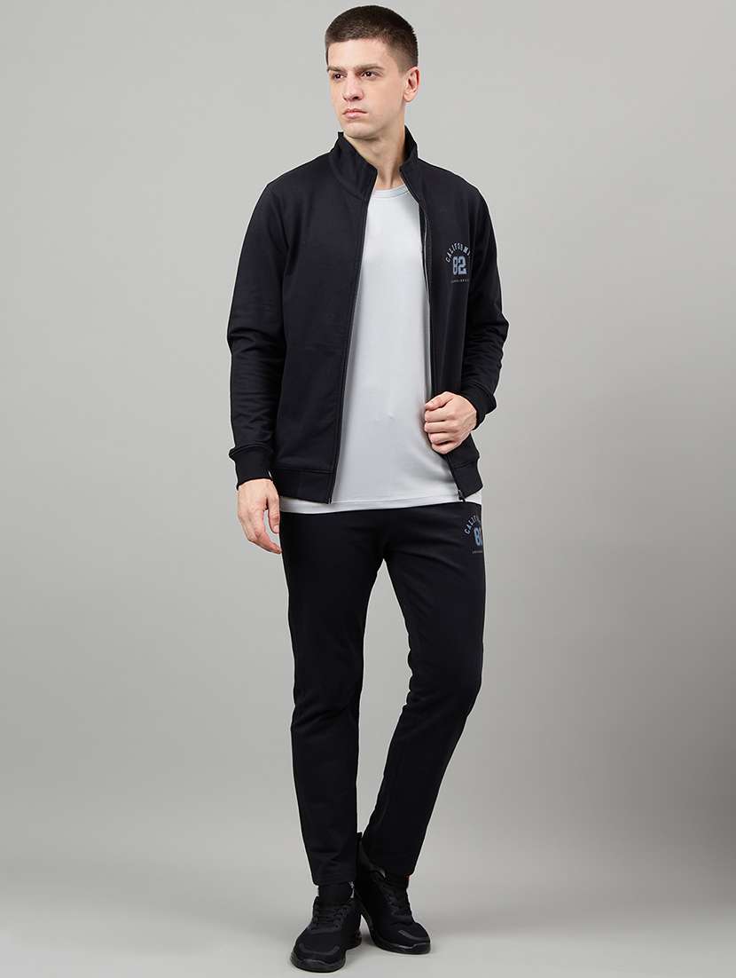men placement print long sleeve full length track suit - 22219481 -  Standard Image - 1