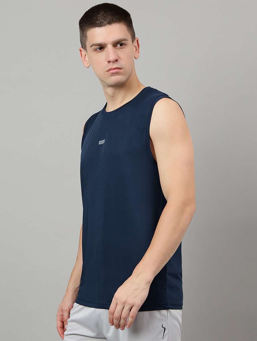 men typographic sleeveless vest - 22219486 -  Standard Image - 1
