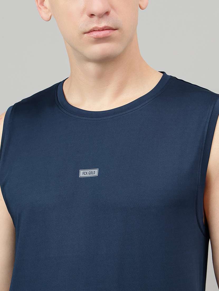men typographic sleeveless vest - 22219486 -  Standard Image - 4