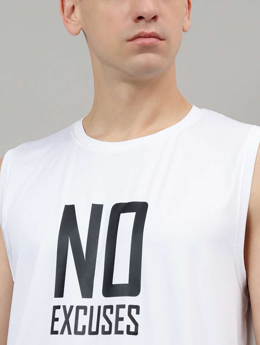 men typographic sleeveless vest - 22219499 -  Standard Image - 4