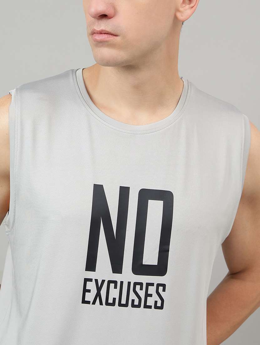 men typographic sleeveless vest - 22219517 -  Standard Image - 4