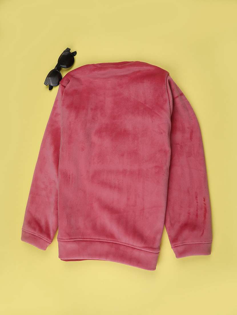 girls round neck long sleeve sweatshirt - 22219648 -  Standard Image - 1