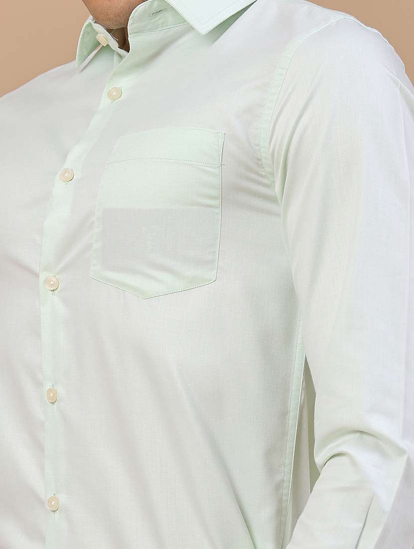 men solid long sleeves formal shirt - 22219735 -  Standard Image - 1