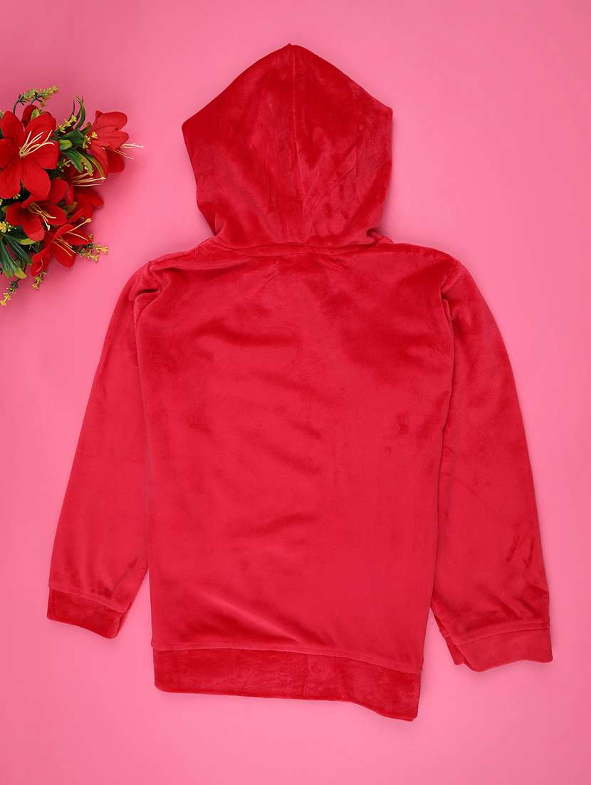 girls long sleeve hooded sweatshirt - 22219754 -  Standard Image - 1