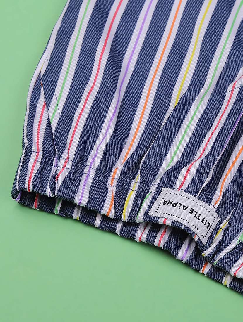 boys printed round neck co-ord set - 22219760 -  Standard Image - 4