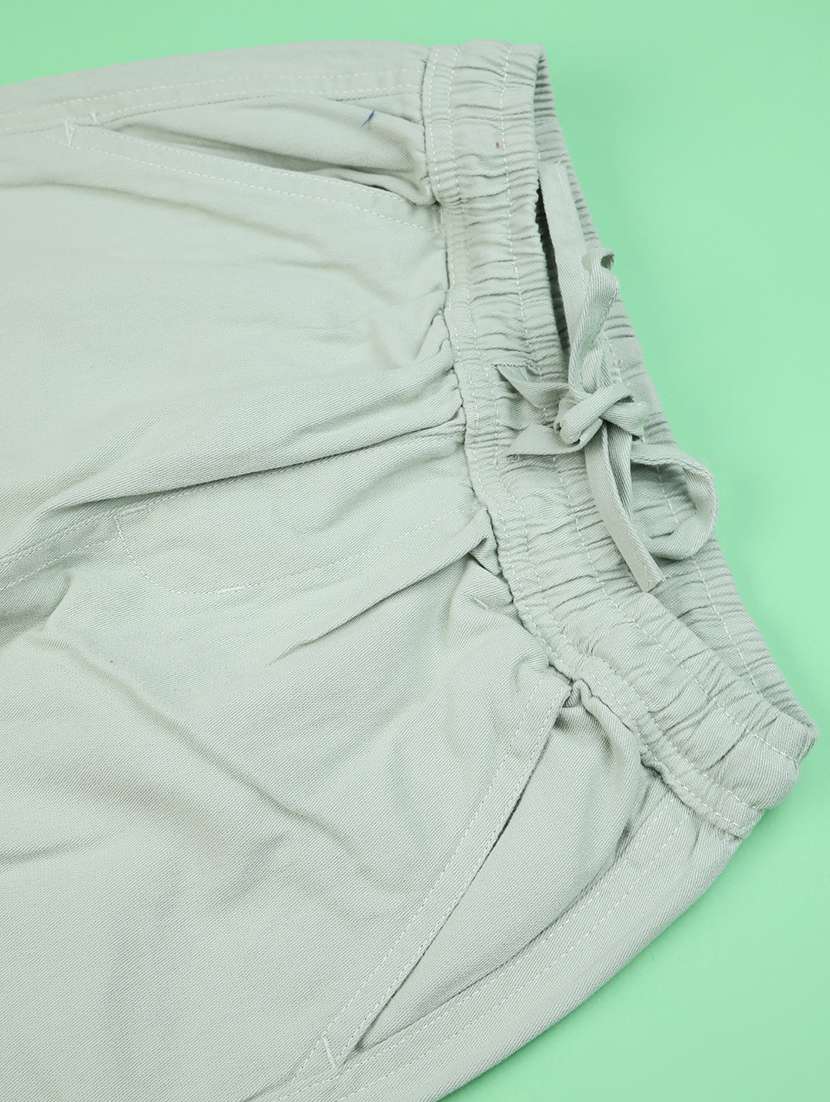 girls plain mid rise regular fit jogger - 22219782 -  Standard Image - 4