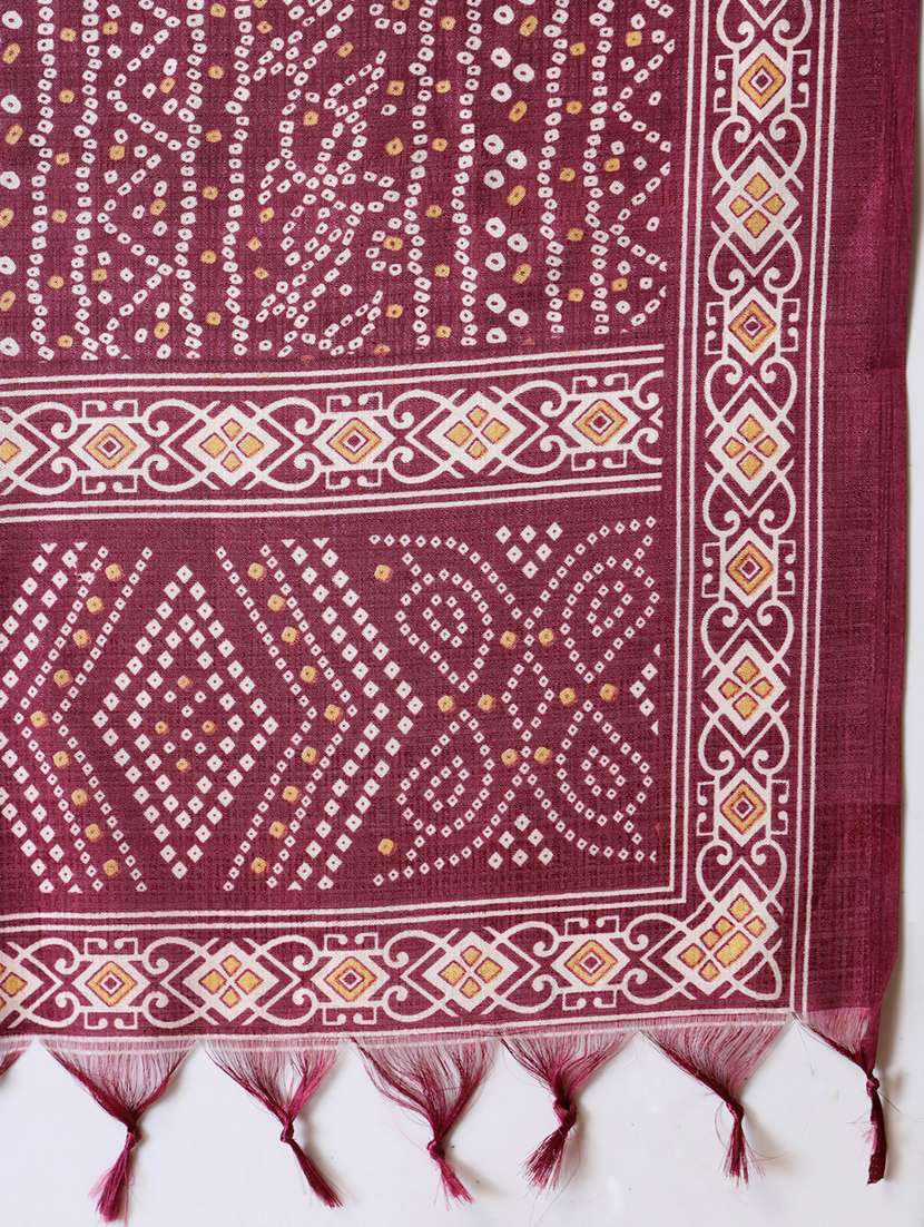 women bandhani printed dupatta - 22219871 -  Standard Image - 4