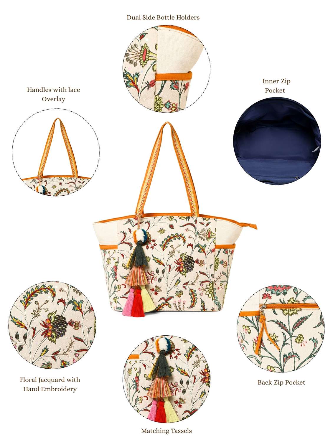  women embellished everydaytote bag - 22220111 -  Standard Image - 4