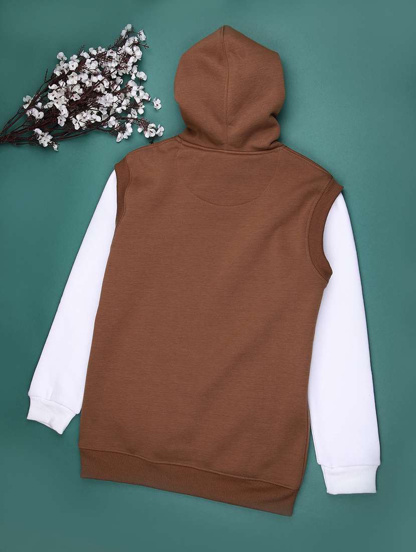 boys color blocked long sleeve hooded sweatshirt - 22220120 -  Standard Image - 1