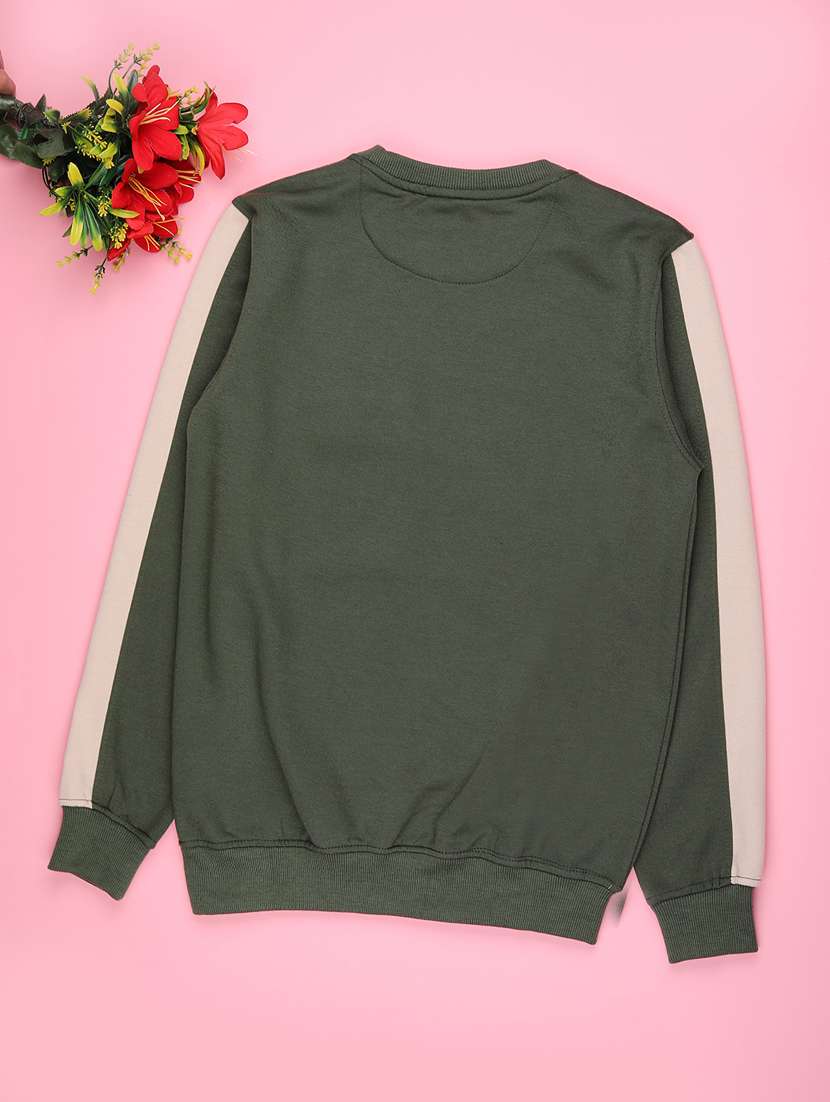 boys solid long sleeve sweatshirt - 22220121 -  Standard Image - 1