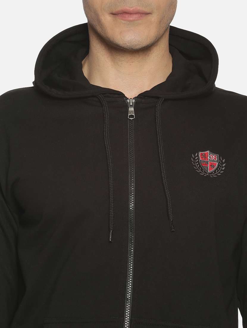 men solid long sleeve regular fit sweatshirt - 22220174 -  Standard Image - 4