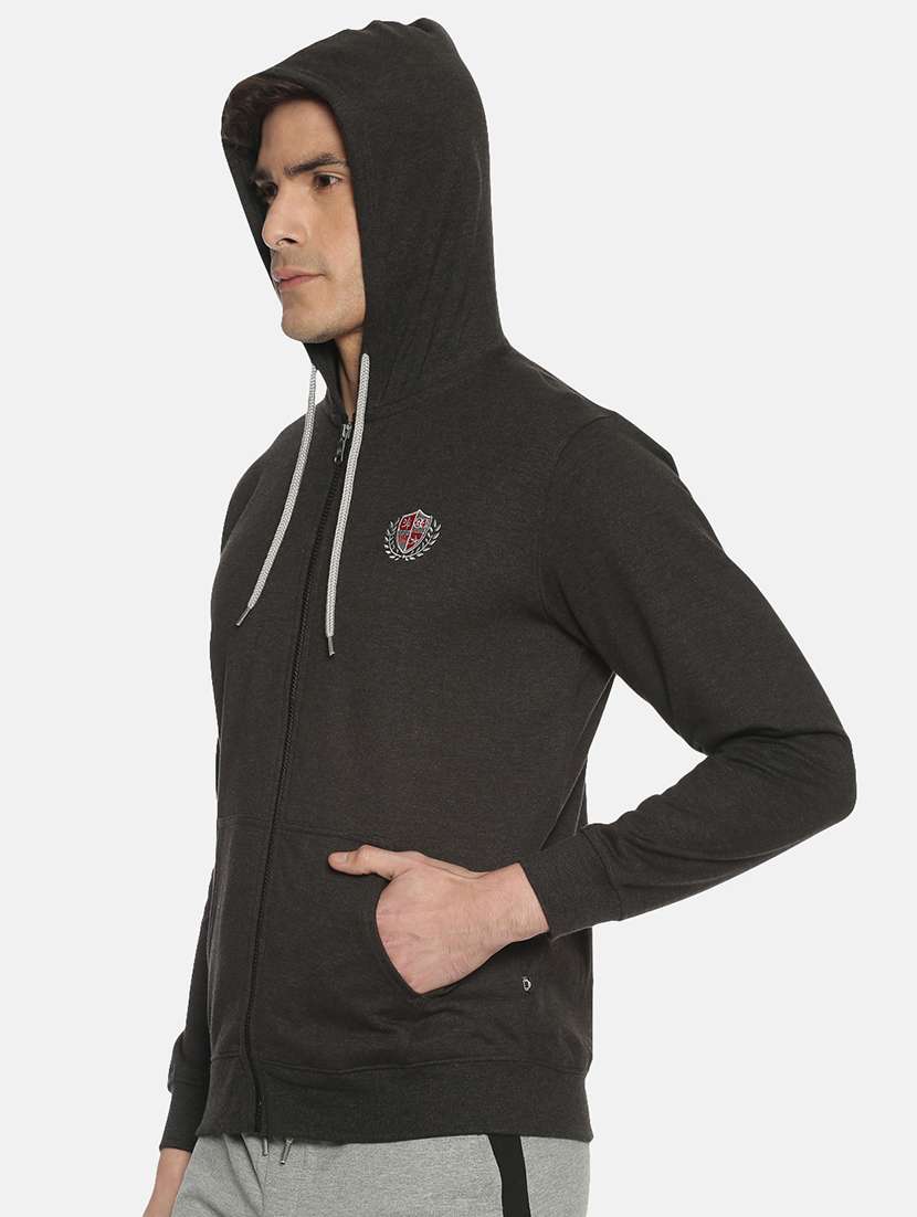 men solid long sleeve regular fit sweatshirt - 22220175 -  Standard Image - 1