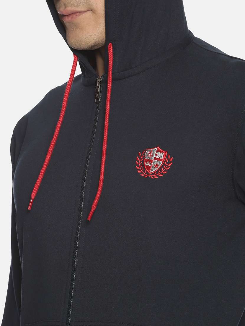 men solid long sleeve regular fit sweatshirt - 22220176 -  Standard Image - 4