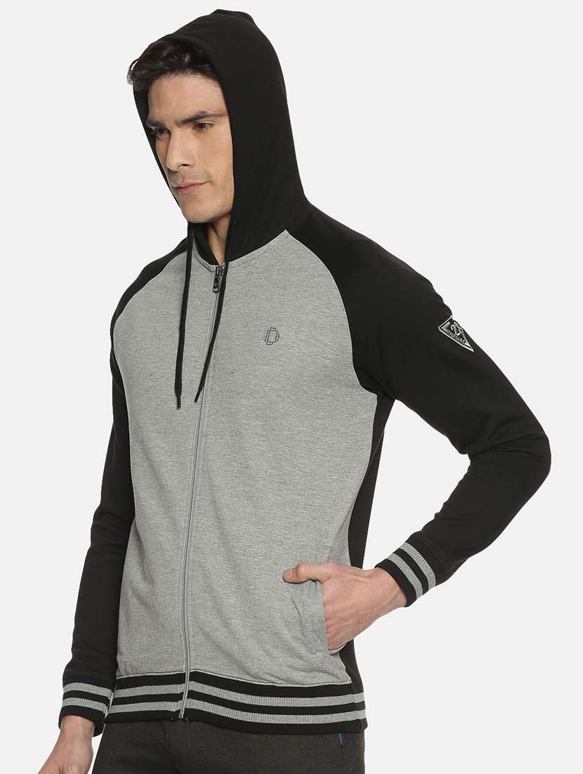 men color block long sleeve regular fit sweatshirt - 22220177 -  Standard Image - 1