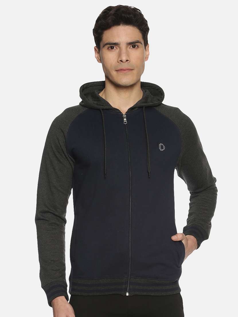 men color block long sleeve regular fit sweatshirt