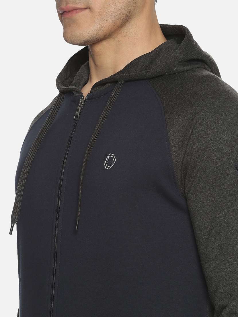 men color block long sleeve regular fit sweatshirt - 22220178 -  Standard Image - 4