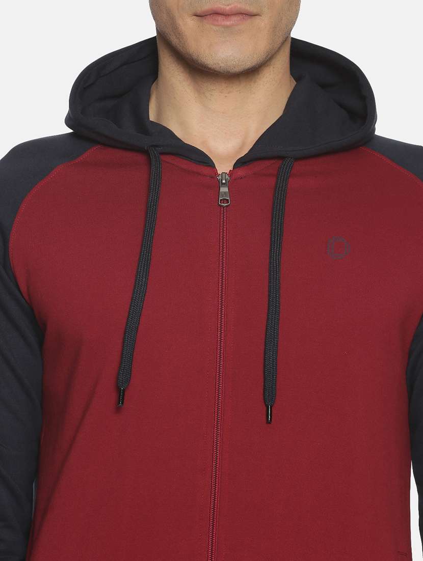 men color block long sleeve regular fit sweatshirt - 22220179 -  Standard Image - 4