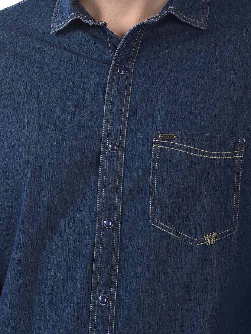 men solid long sleeve regualr fit casual shirt - 22220216 -  Standard Image - 6