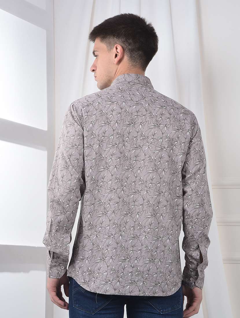 men printed long sleeve regualr fit casual shirt - 22220217 -  Standard Image - 4