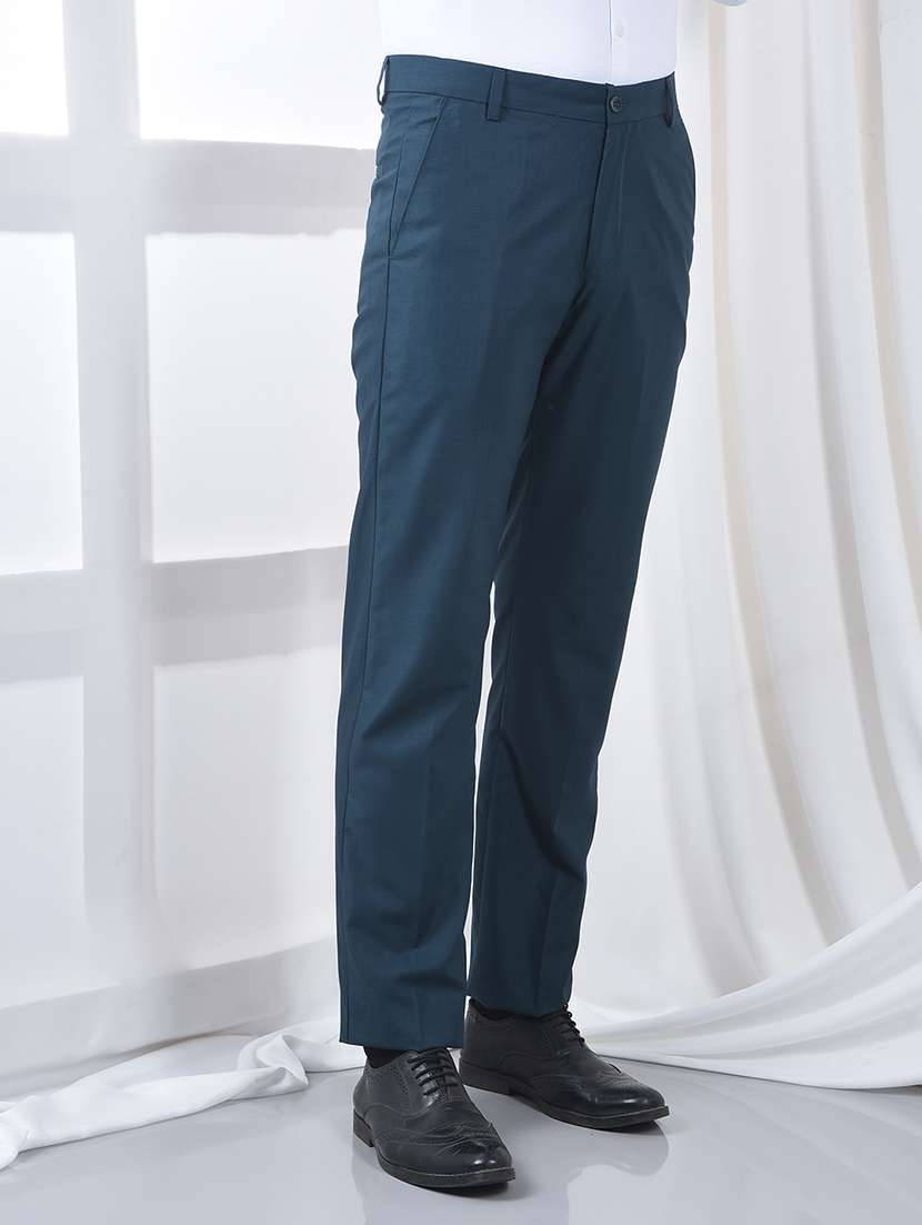 men solid lapel collar 2-piece suits set - 22220235 -  Standard Image - 6