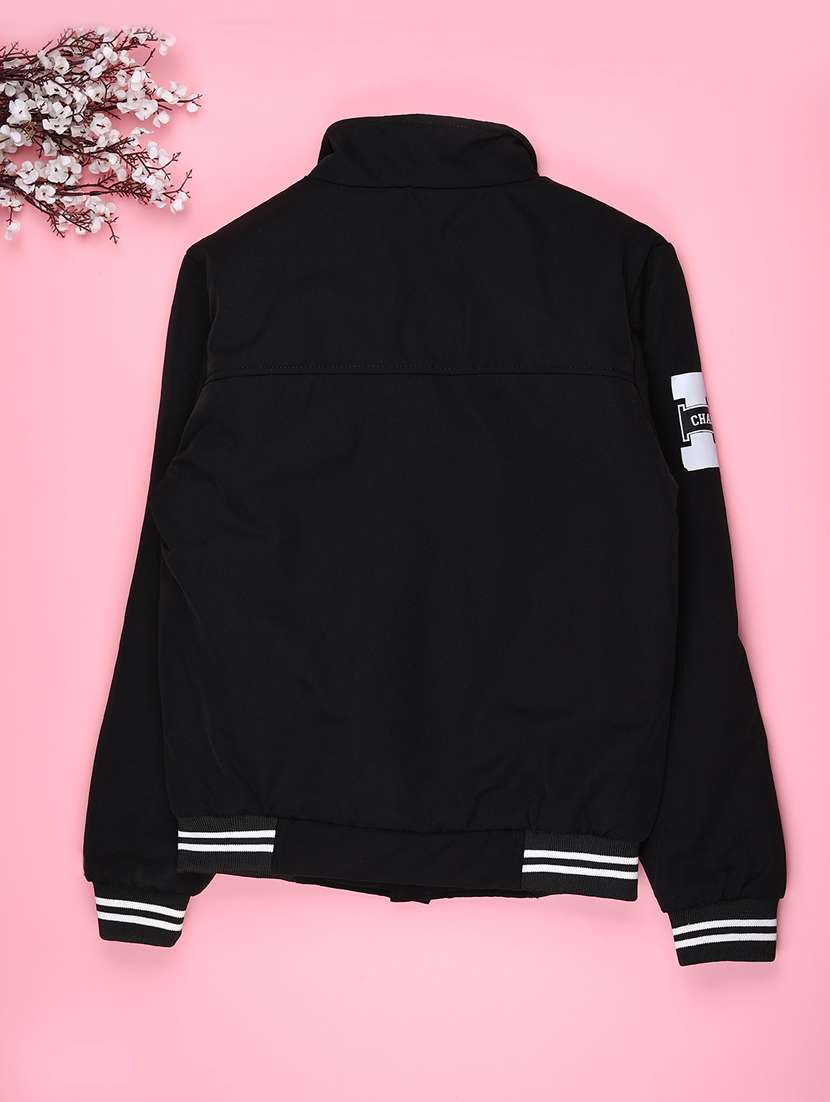 boys printed long sleeve varsity jacket - 22220256 -  Standard Image - 1